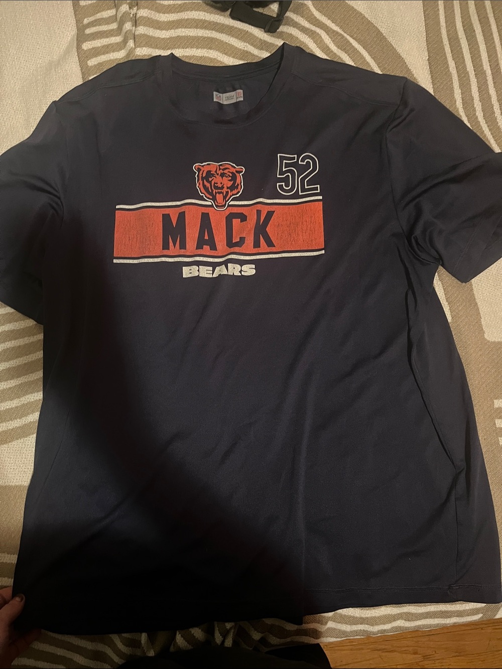 Team Apparel Navy Short-Sleeve "Mack 52" Fan Tee with Orange Graphic